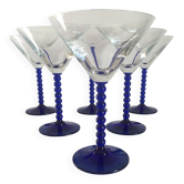 6 Martini glasses