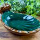 Decorative ceramic catchall in leaf shape – vintage