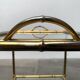 Bamboo imitation brass serving tray in Hollywood Regency style from the mid-century, 1960s.