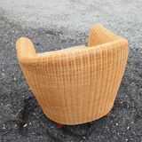 Wicker armchair