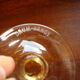 10 coupes à Champagne en cristal, Daum Nancy, couleur jaune ambré, vintage.