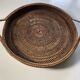 XXL woven rattan tray diameter 46 cm
