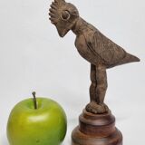 Lobi fetish bird in old wood Tribal sculpture from Burkina Faso 22 cm