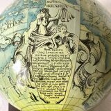 Globe terrestre vintage au style ancien