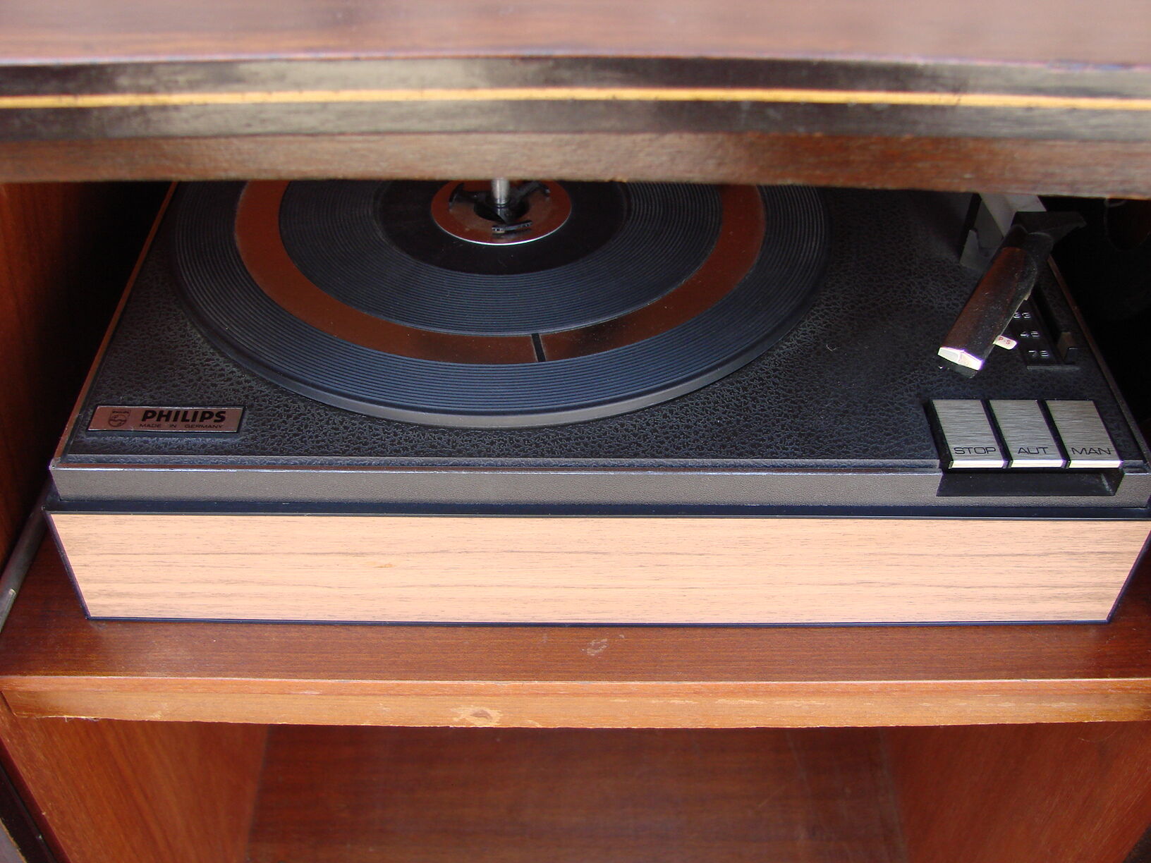 Cabinet, bar with gramophone, 60s