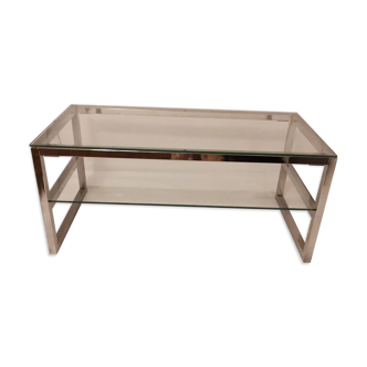 Chrome coffee table