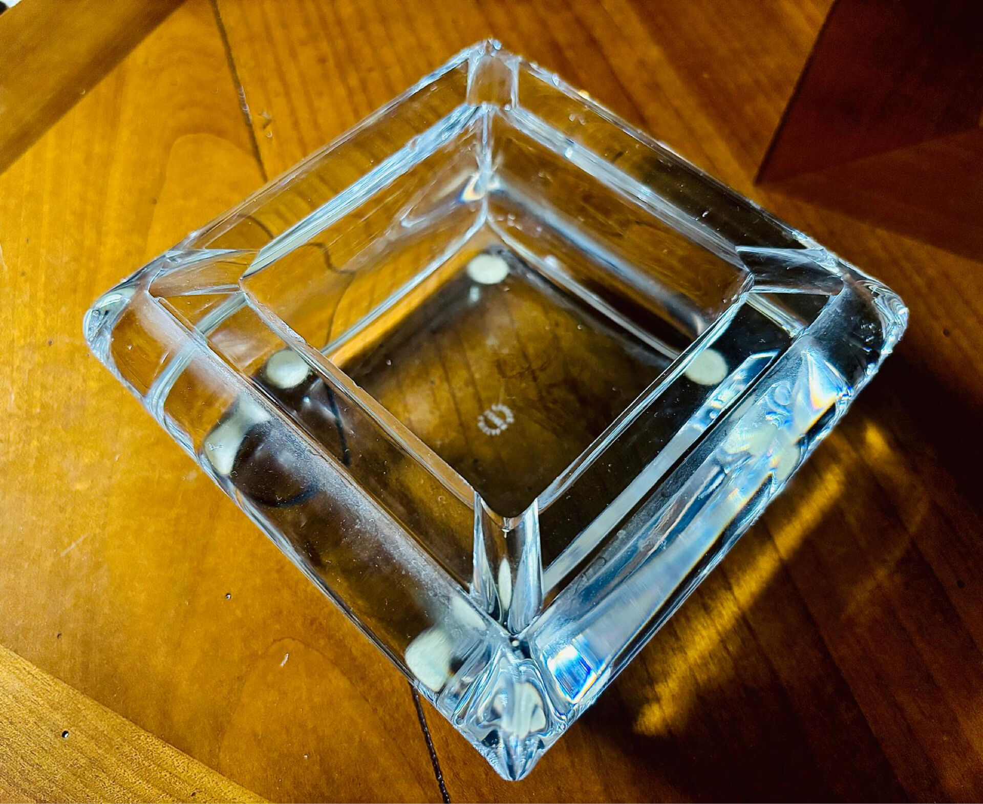 Vintage ashtray in Sèvres crystal