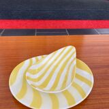 2 cups earthenware Salins vintage 50s