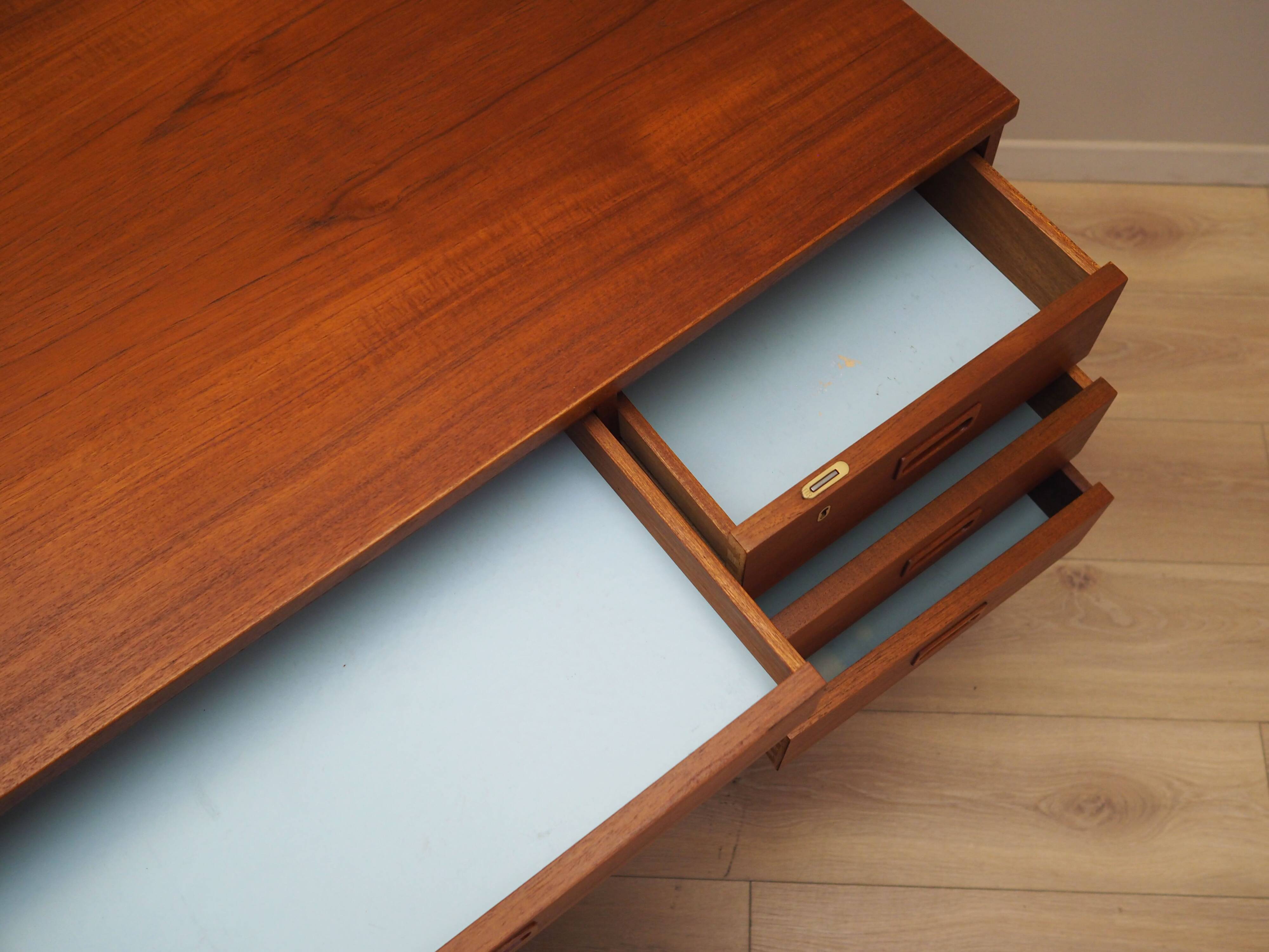 Teak desk, Danish design, 1970s, production: Denmark