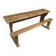 School desk and bench 3 places child wood