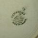 9 vintage dessert plates with Art Deco decor