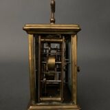 Réveil pendule d'officier voyage cadran émail Raoul Daguzé Nantes