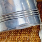 Set of 5 aluminum spice jar Tournus France