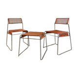 Set of Niels Jorgen Haugesen designer chairs