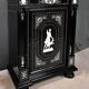 Display Cabinet in Blackened Pear Wood, Napoléon III period – 2nd half of the 19th century