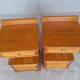 Art Deco bedside tables in pairs