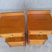Art Deco bedside tables in pairs