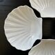 Set of 4 shell-shaped bowls