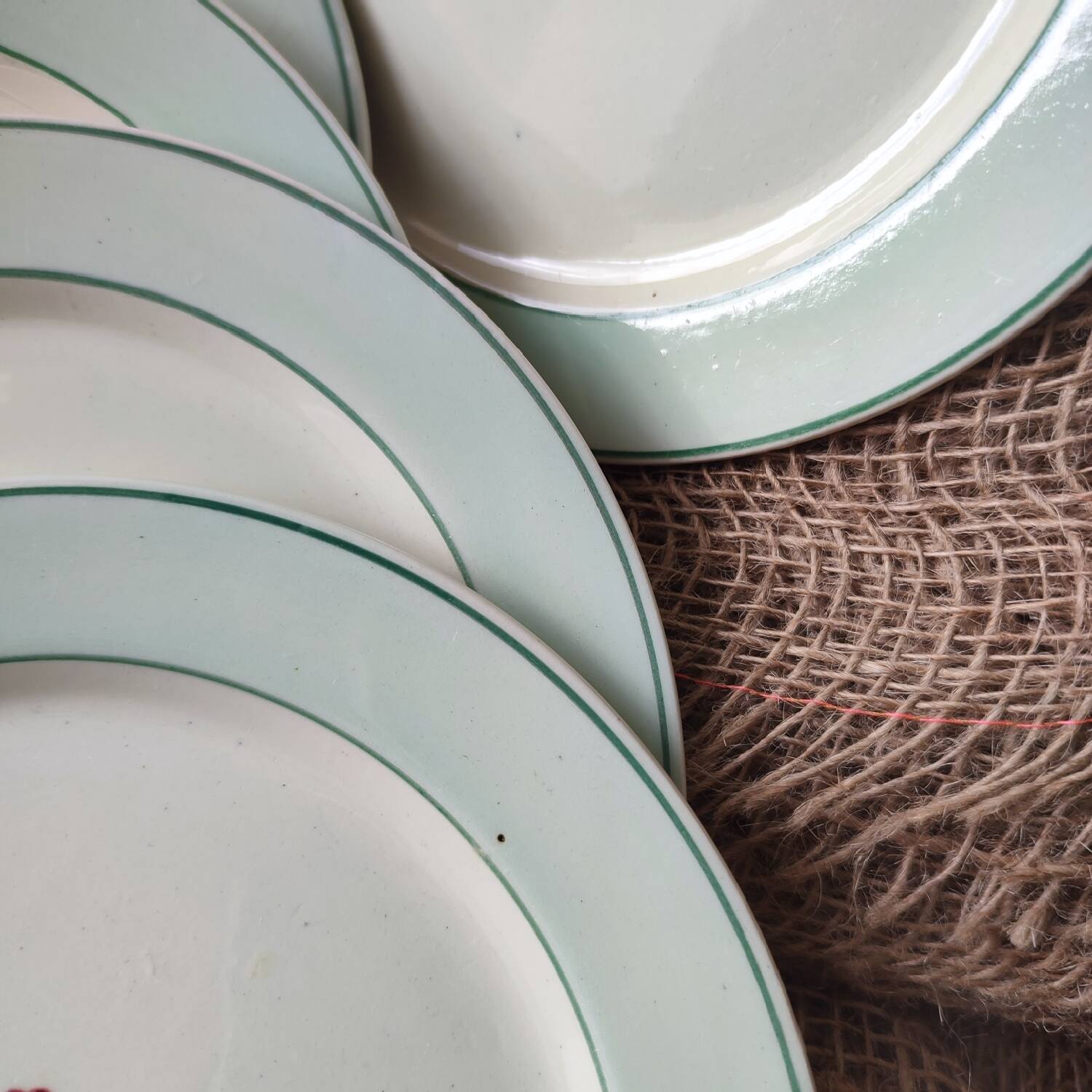 Set of 6 HBCM dessert plates, Marlaine model