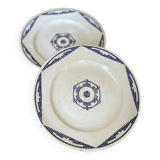Lot de 2 assiettes plates FNG Andréa