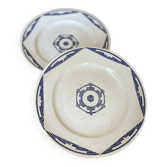 Lot de 2 assiettes plates FNG Andréa