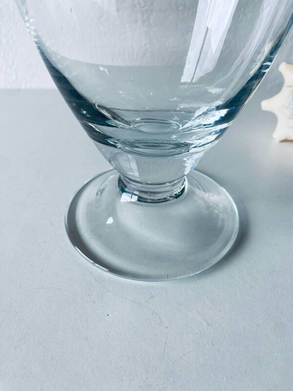 Grand flacon forme apothicaire en verre