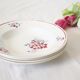 Set of 4 hollow plates, Moulin des Loups, Victor motif