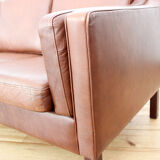Sofa 3 places leather