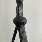 Wrought iron candlesticks