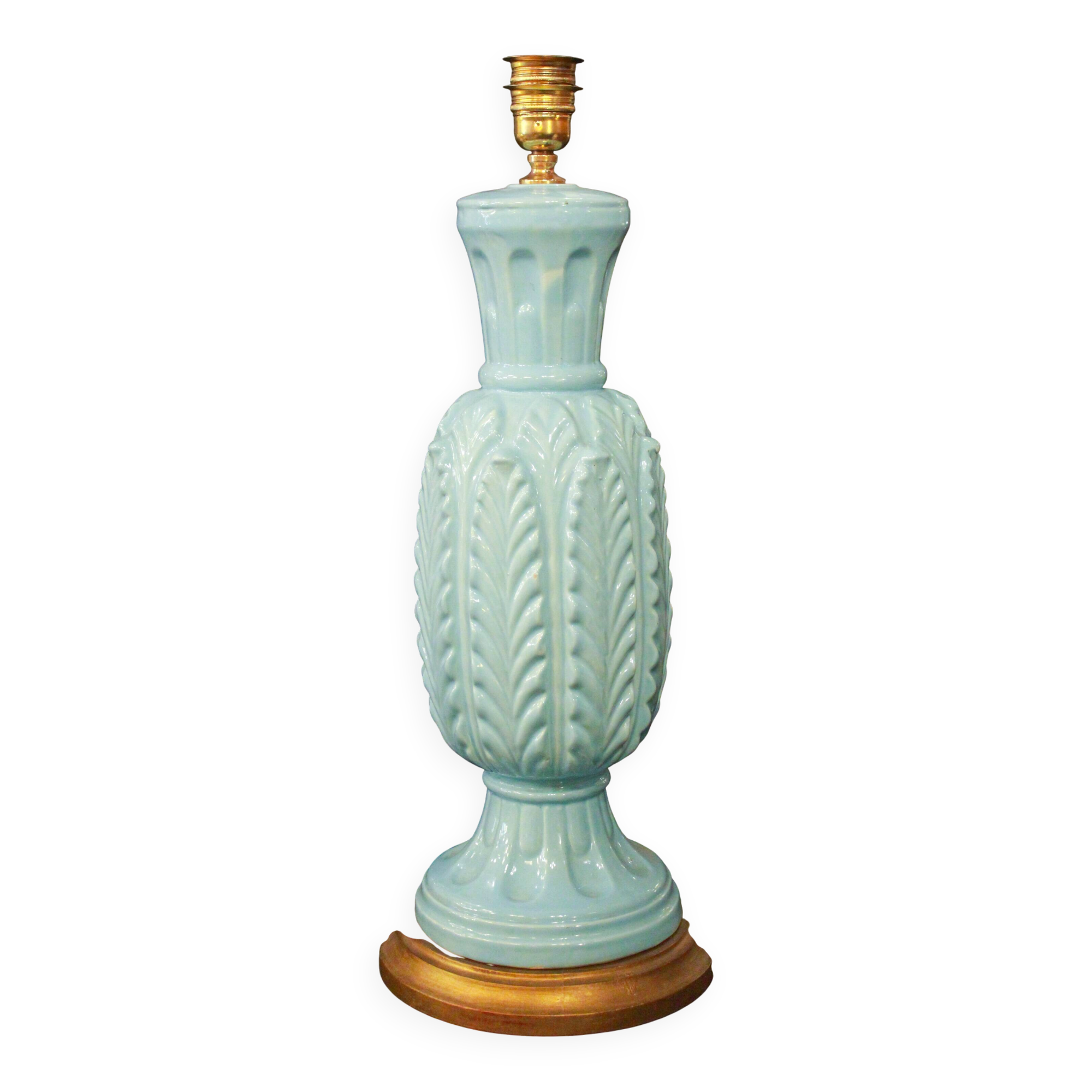 Vintage ceramic table lamp from Manises