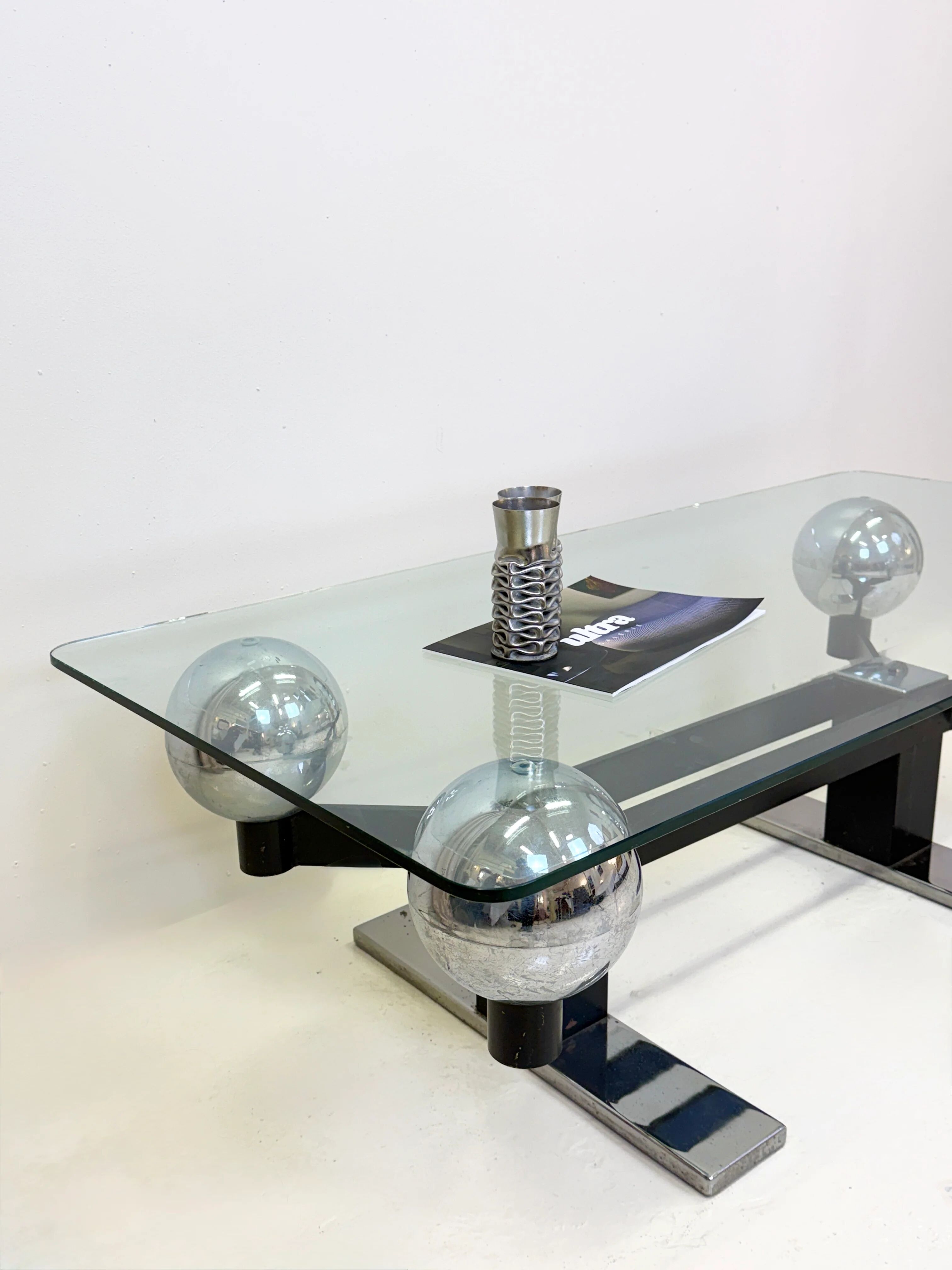 Sputnik coffee table - Space Age, 1970s