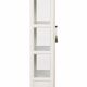 Vitrine étroite patinée blanche – esprit maison de campagne chic