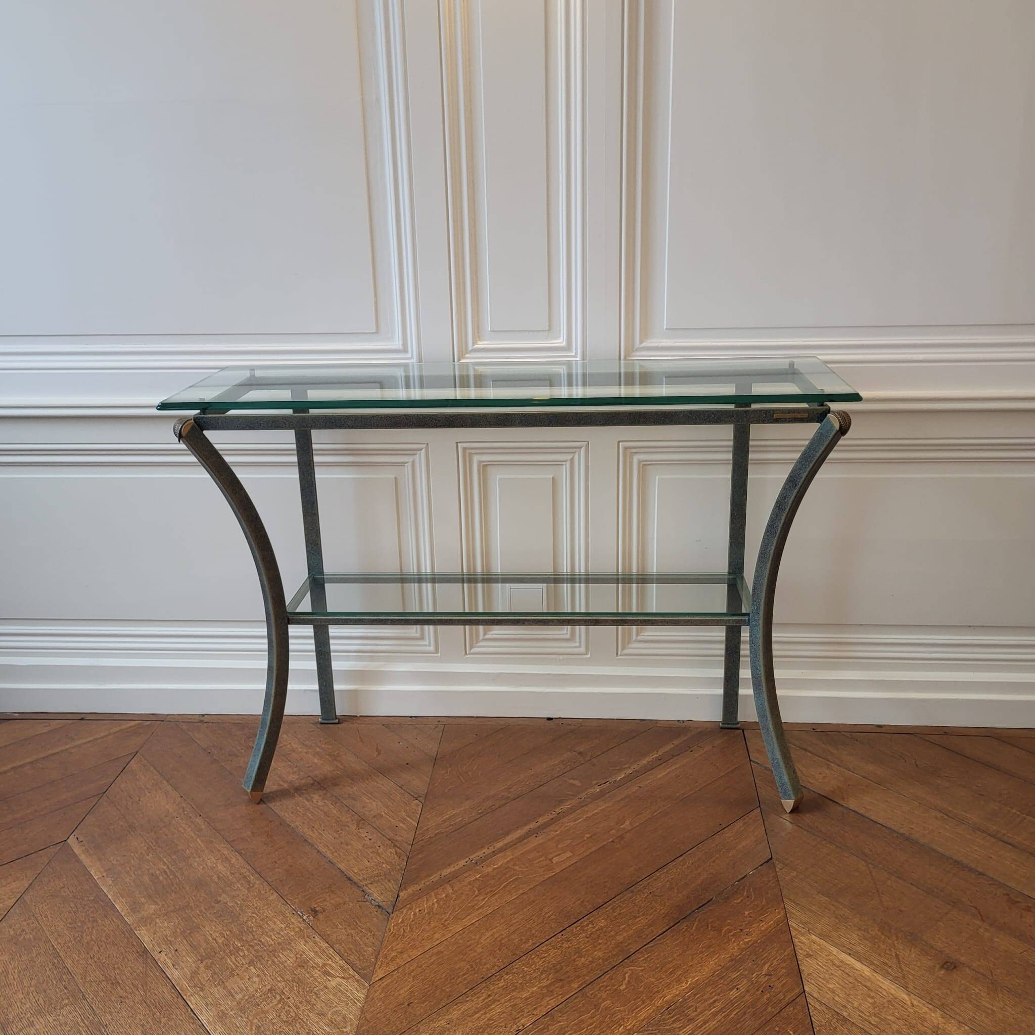 Vintage console signed Pierre Vandel Paris
