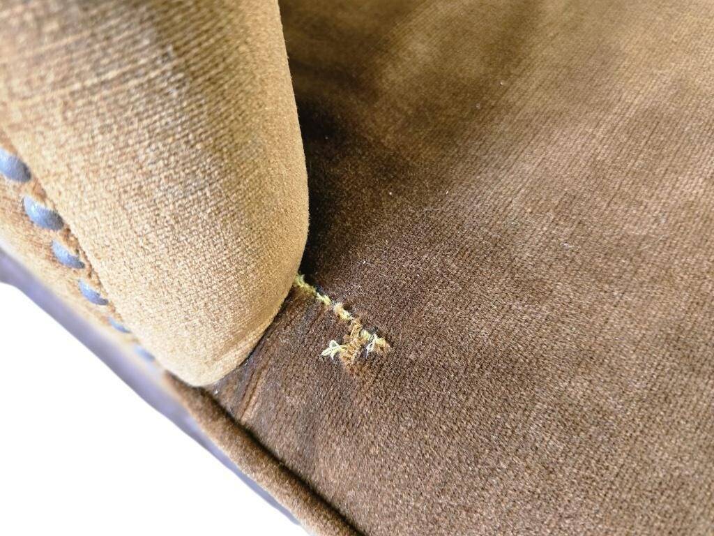 Vintage chaise longue / armchair / daybed with fringes