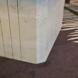 Travertine coffee table