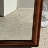 Rectangular mirror with wooden frame 88x62