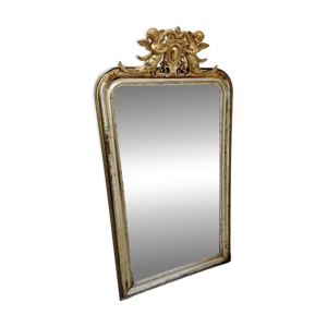 Miroir ancien cadre doré