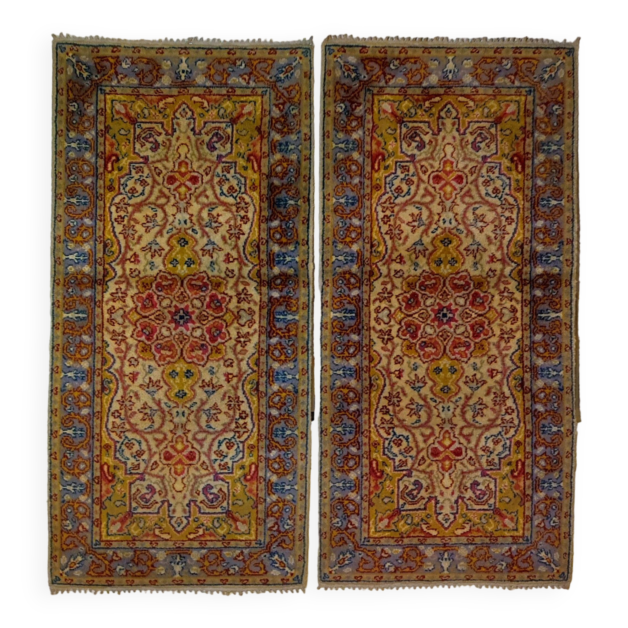 Set de 2 tapis d'Orient noués main