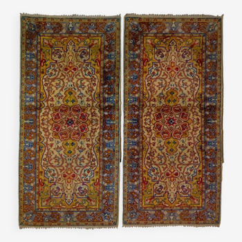 Set de 2 tapis d'Orient noués main