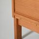 Oak cabinet with tambour doors with upper shelves, 1960s