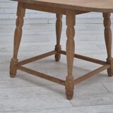 1970s, Danish foldable side table, solid oak wood, original condition.
