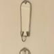 Pair of Mid Century Swedish Pewter Sconces with Mirror