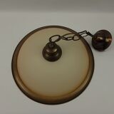 Round chandelier in glass and brass diameter 40cm