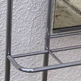 1950s chrome-plated aluminum entrance hall