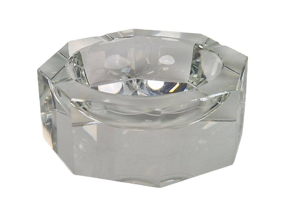 Art Nouveau Crystal Ashtray from Moser, 1940s