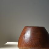 Danish sculptural bowl in teak from the mid-century, handcrafted in the 1960s.