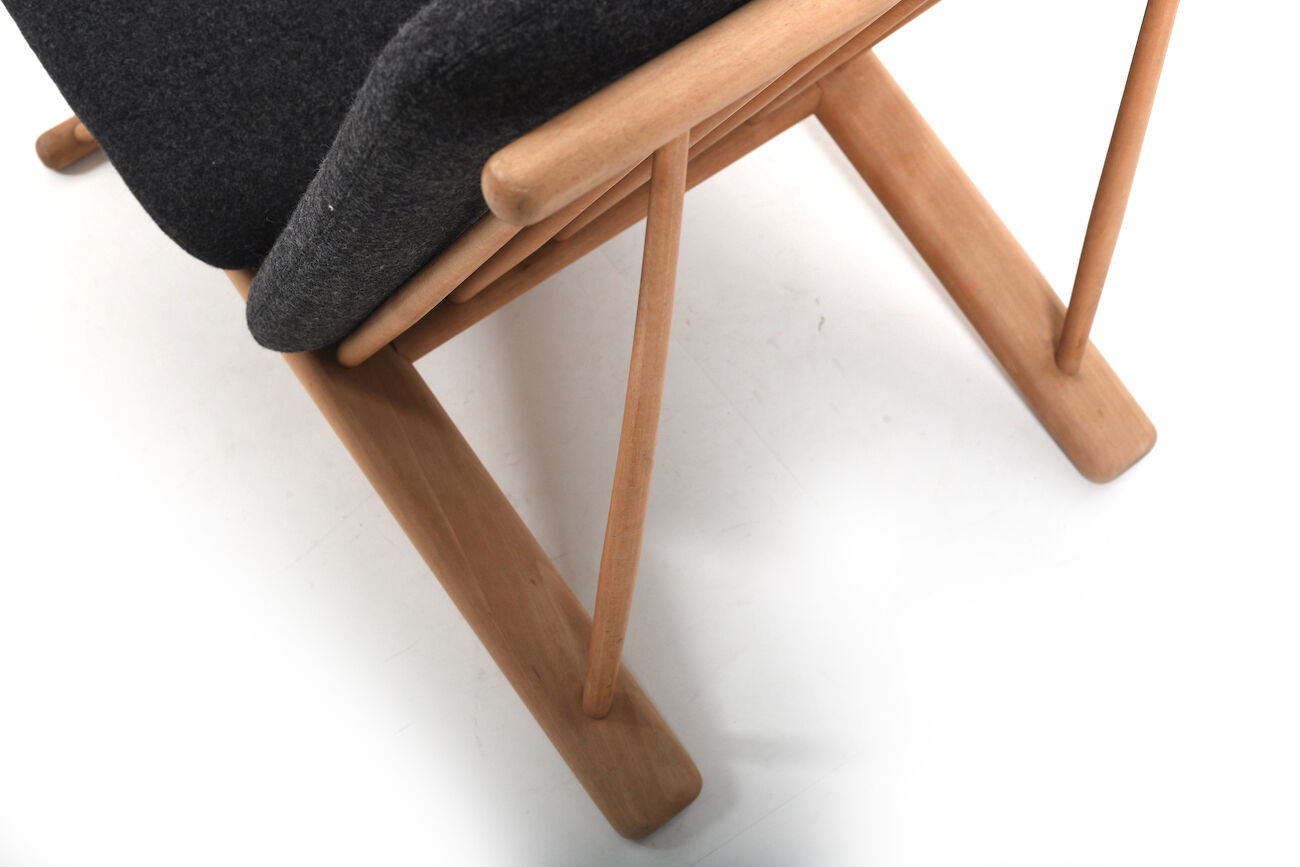 Rare Danish Easychair by Poul M.Volther for FDB Møbler 1954