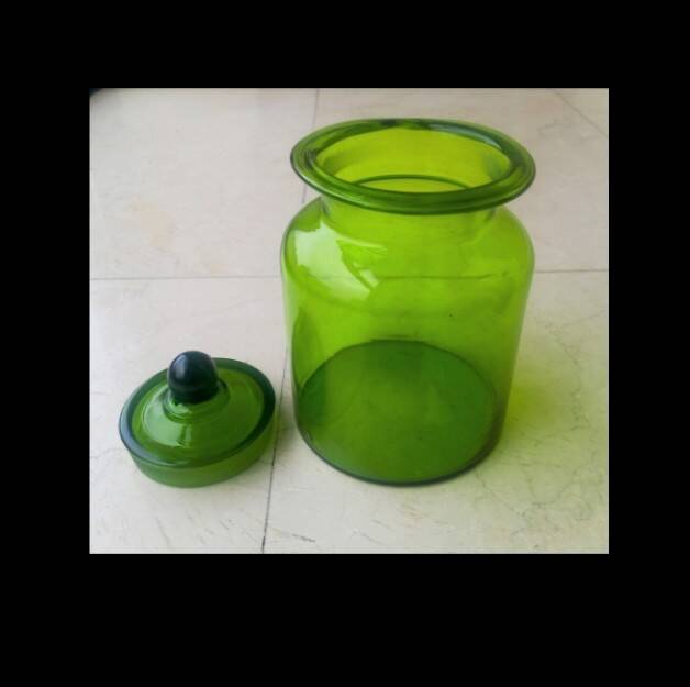 Pair Takahashi apothecary jars