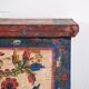 Antique blue folk art style chest (c.1920)
