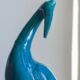 Chinese turquoise glazed crane figurine, 1950s